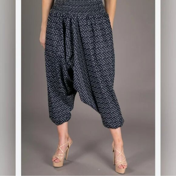Zara Harem Pantalone Sarouel Pants size M - Picture 1 of 4